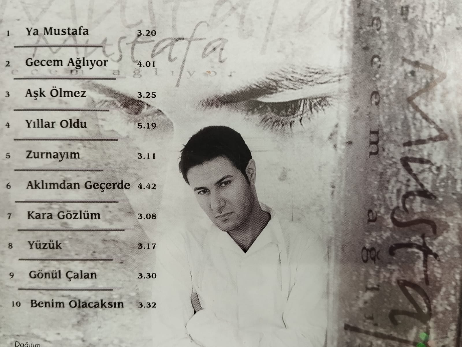 Mustafa / Gecem Ağlıyor - Türkiye Basım - 2. El  CD Albüm