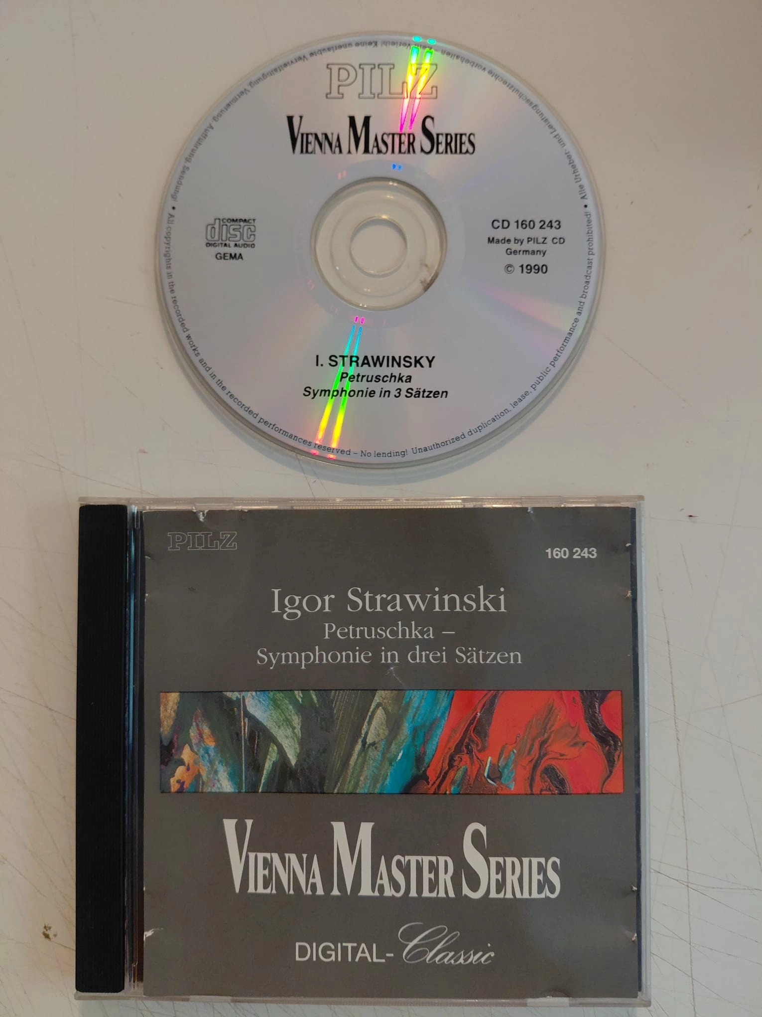 Igor Stravinsky – Petruschka - Symphonie In Drei Sätzen - 1991 Almanya Basım CD Albüm-2.el