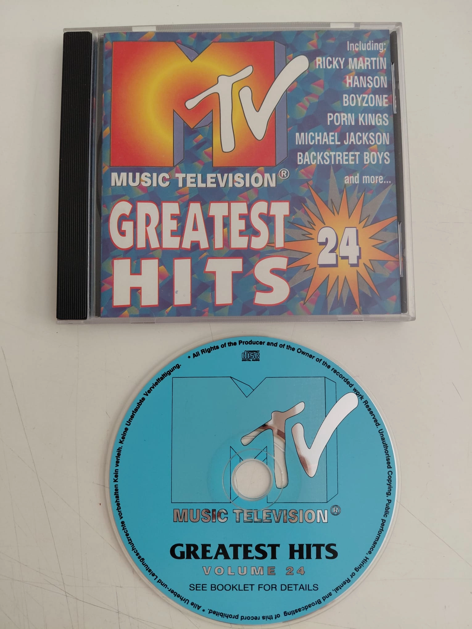 MTV Greatest Hits Volume 24  (Michael Jackson , Shaggy..)  - 1997 Avrupa  Basım - CD Albüm-2.el