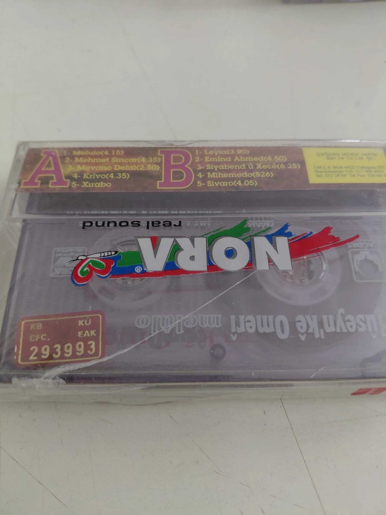 Huseyn’ke Ömeri - Melulo  -  Türkiye  Basım Kaset Albüm /Açılmamış Ambalajlı (Kürtçe)
