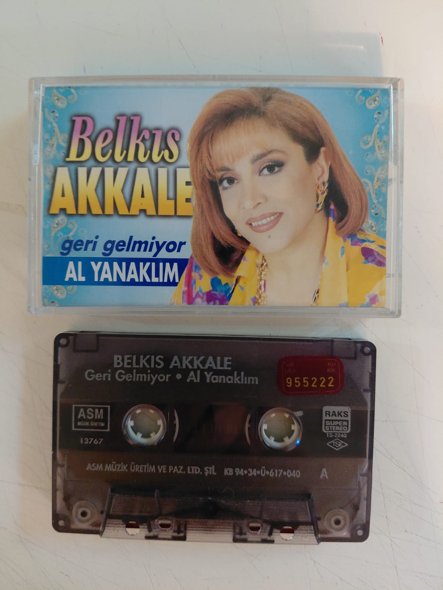 Belkıs Akkale – Geri Gelmiyor • Al Yanaklim - 1994 Türkiye Basım Kaset-2.el