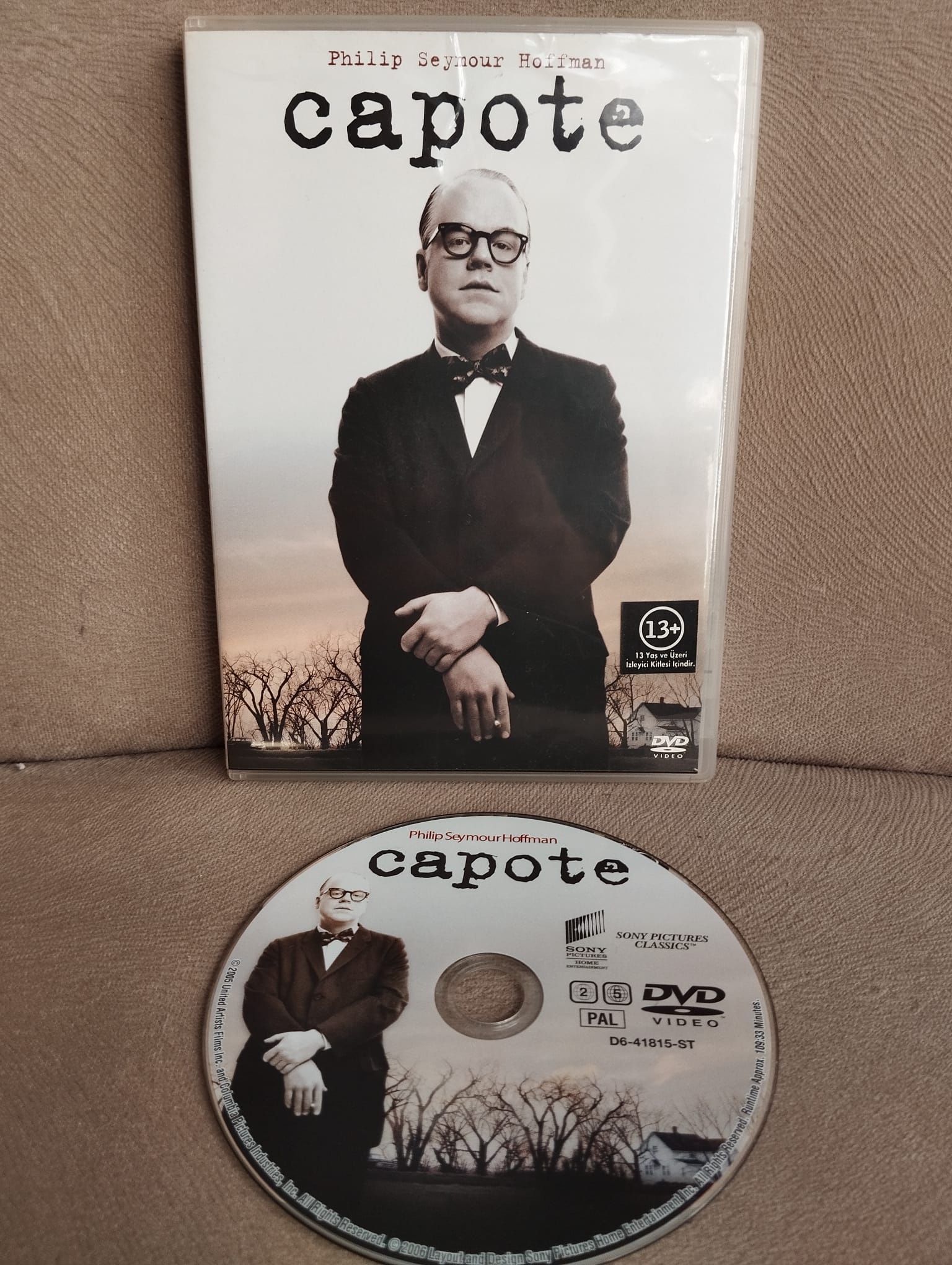 CAPOTE   - Philip Seymour Hoffman  -  DVD FİLM -2. EL