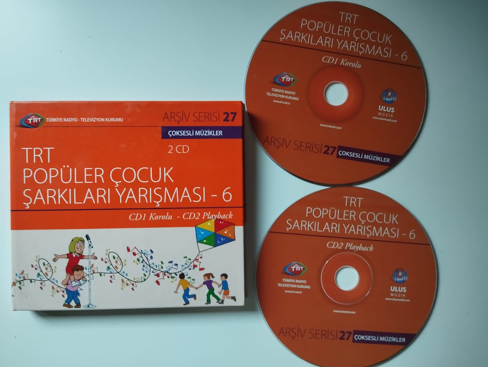 TRT Popüler Çocuk Şarkıları Yarışması - 6 - 2007 Türkiye Basım 2xCD Albüm -2.El