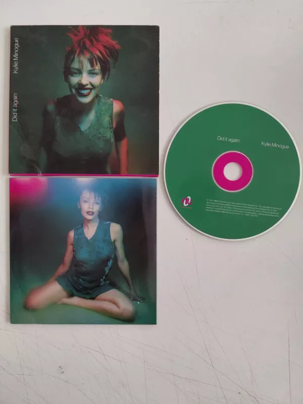 Kylie Minogue  – Did It Again -  1997 İngiltere Basım - CD, Single-2.el