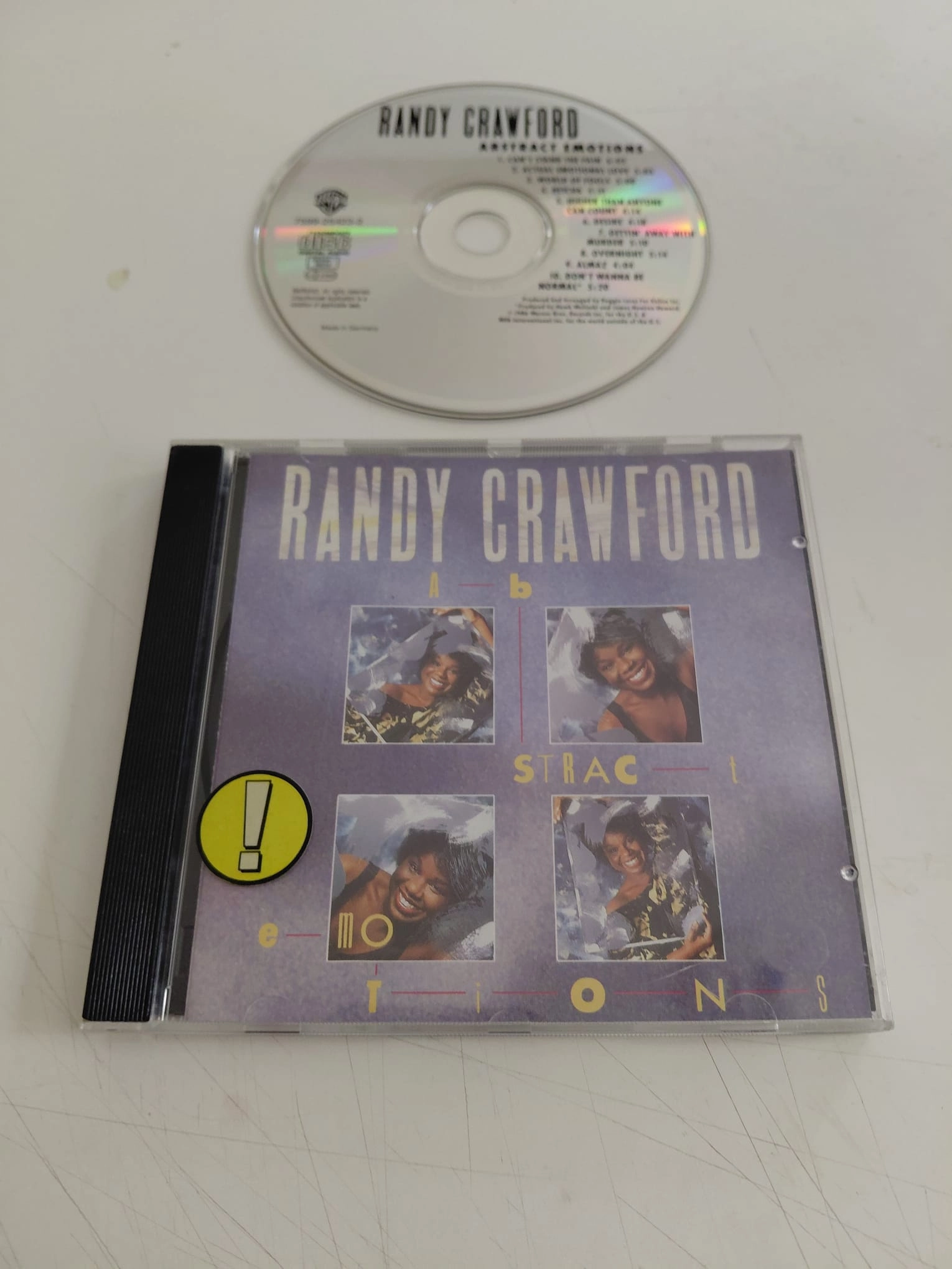 Randy Crawford – Abstract Emotions  –  Avrupa Basım - CD Albüm-2.el