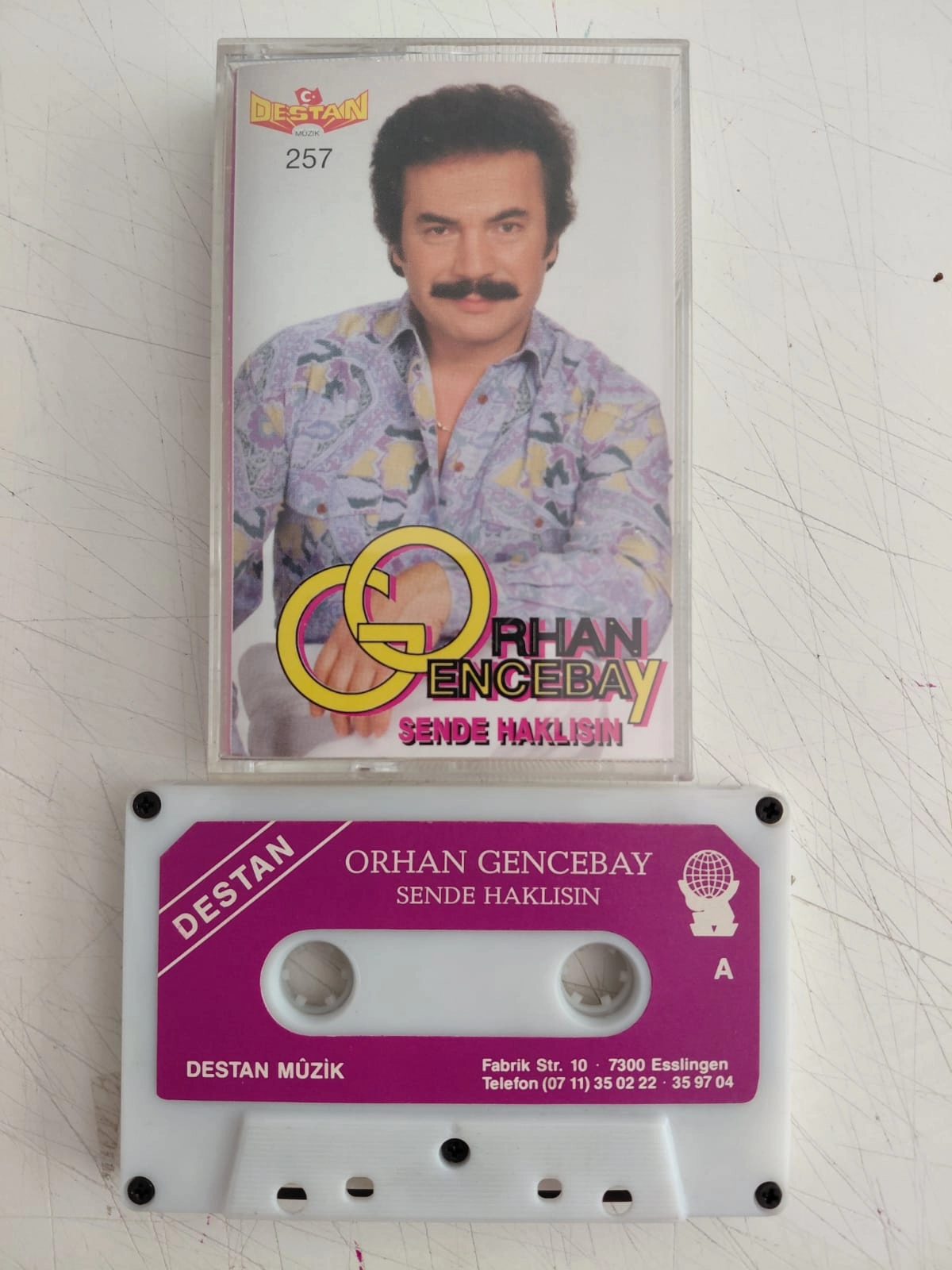 Orhan Gencebay – Sende Haklısın - 1992 Almanya Basım Nadir Kaset / Destan Müzik -2.el