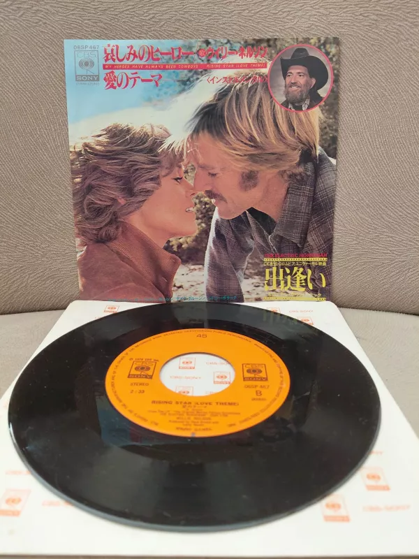 The Electric Horseman /Rising Star (Love Theme)   1979 Japonya Basım 45’lik Plak-2.el
