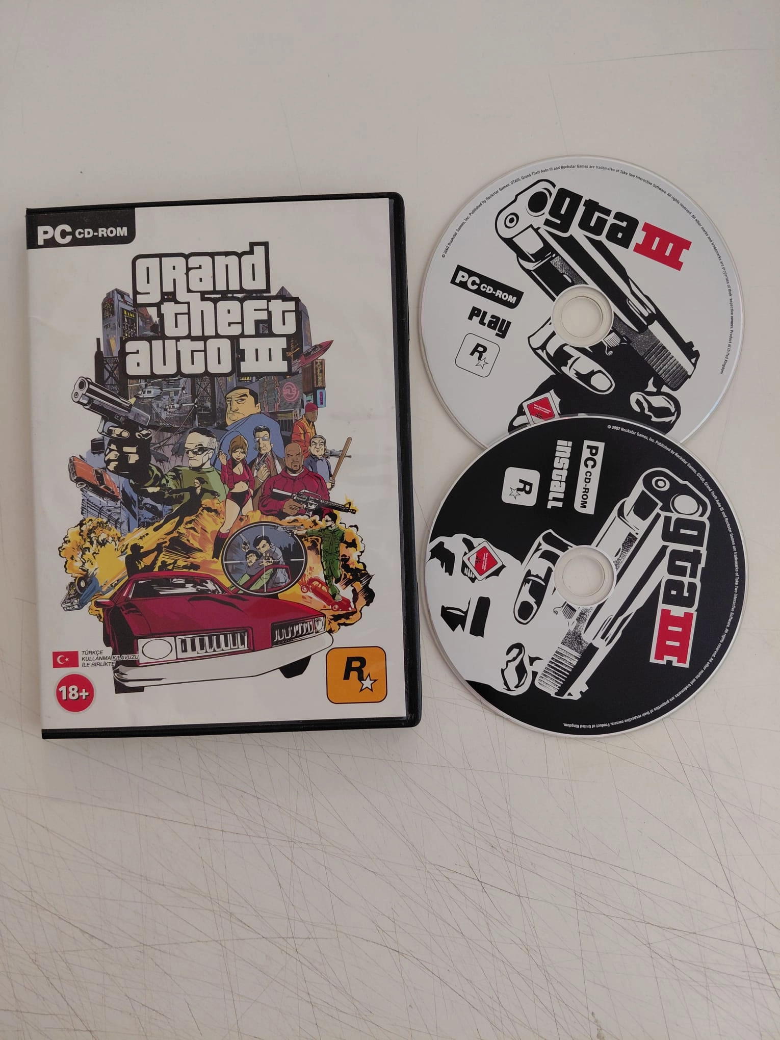 GRAND THEFT AUTO III  -  PC  2xCD-ROM Oyun