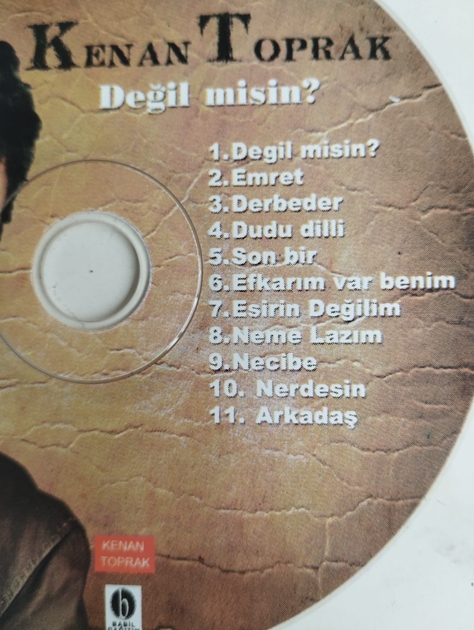 Kenan Toprak  / Değil misin -  Türkiye Basım - 2. El CD Albüm