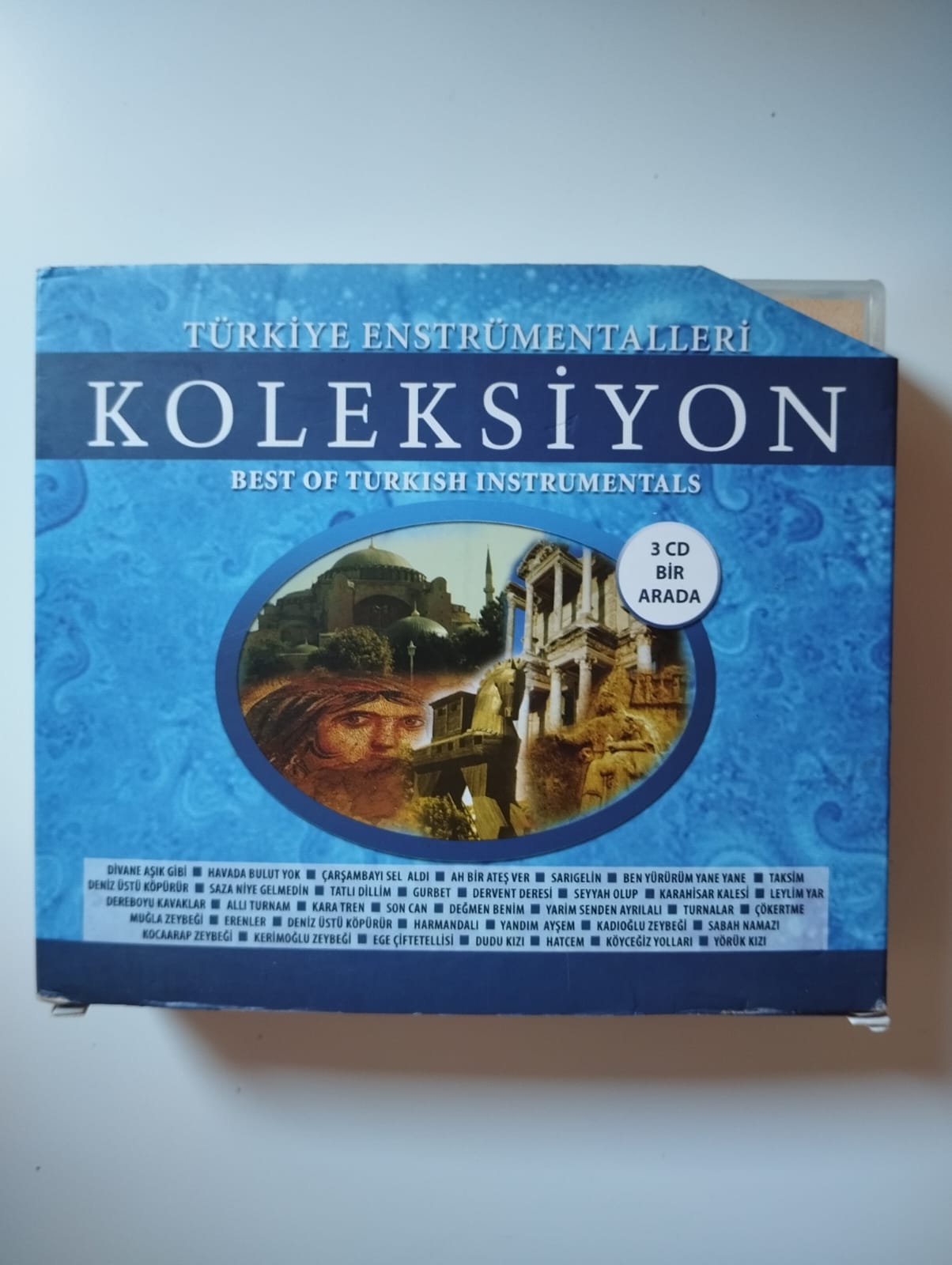 Türkiye Enstrümentalleri Koleksiyon(Bağlama-Keman -Efe Zeybek)–  Türkiye Basım -  2. El  3xCD Albüm