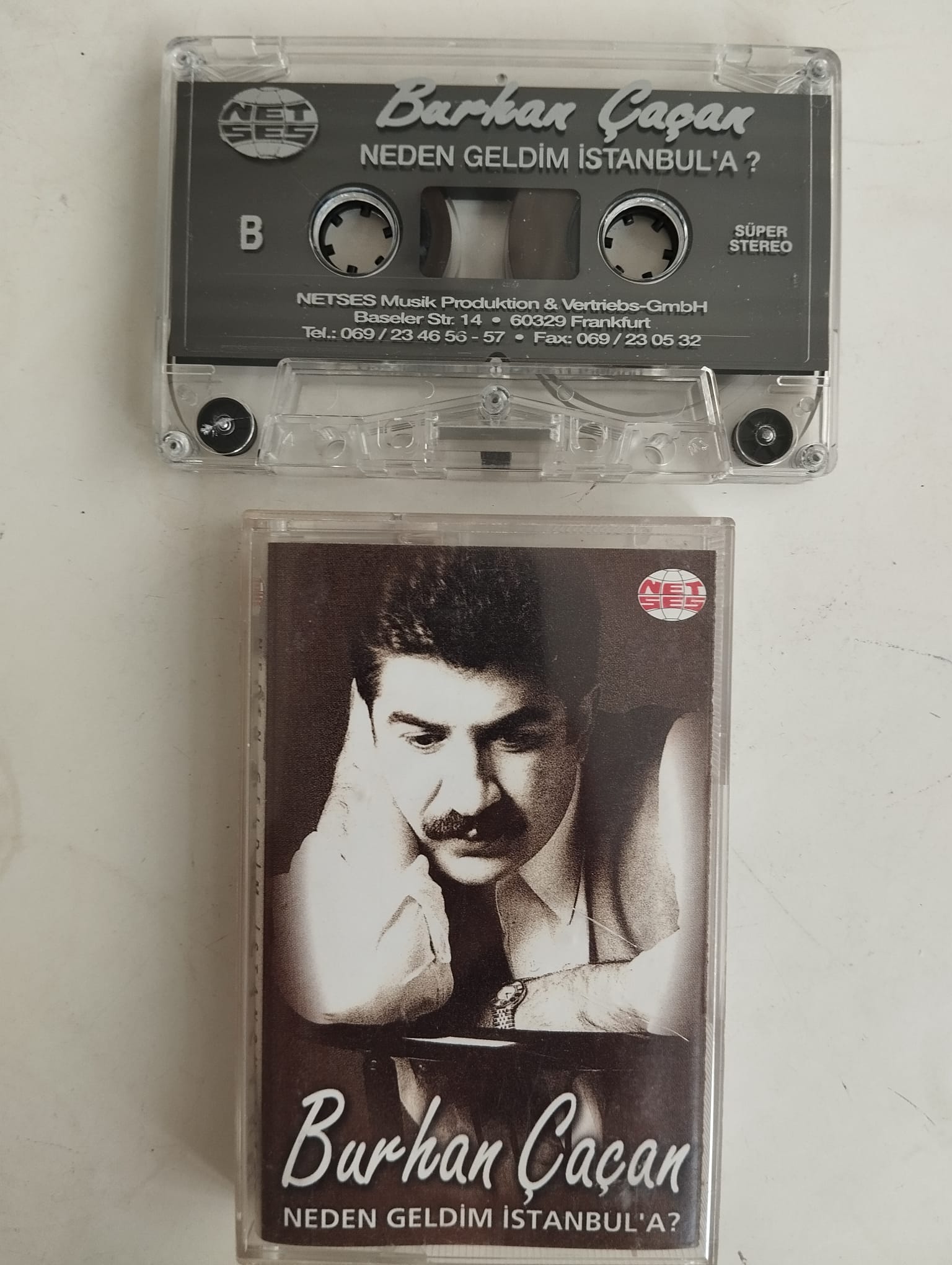 Burhan Çaçan – Neden Geldim İstanbul’a - 1994 Almanya Basım Nadir Kaset-2.el