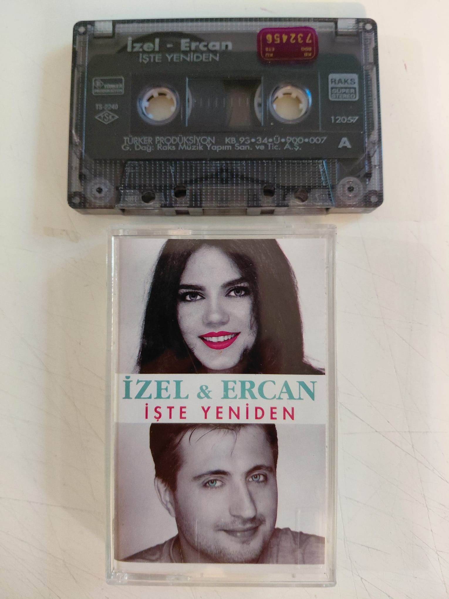 İZEL & ERCAN - İŞTE YENİDEN  - 1993 TÜRKİYE  BASIM   *KASET*-2.el