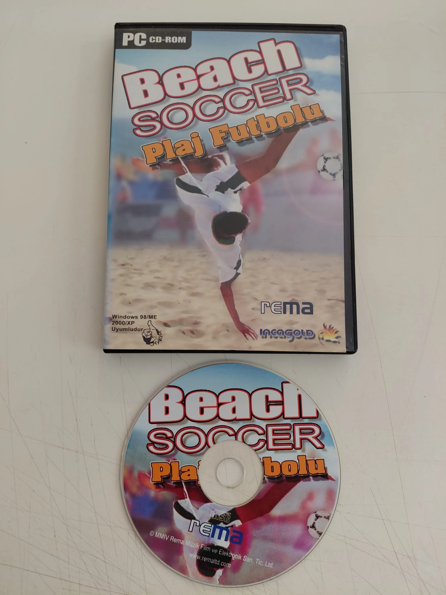 Beach Soccer (Plaj Futbolu)  -  PC  CD-ROM Oyun
