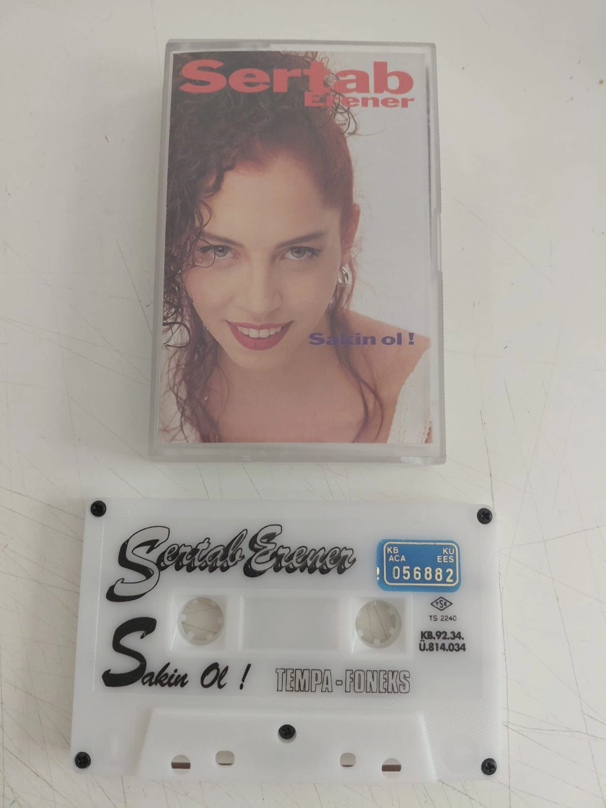 Sertab Erener – Sakin Ol! - 1992 Türkiye Basım  Kaset Albüm /Posterli-2.el