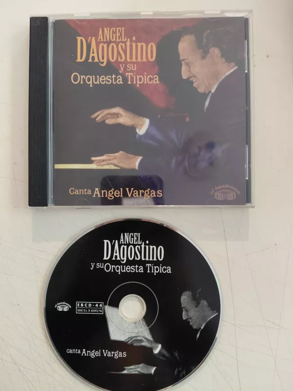 Canta Angel Vargas – Angel D’Agostino Y Su Orquesta Típica - 1994 İspanya Basım CD-2.el