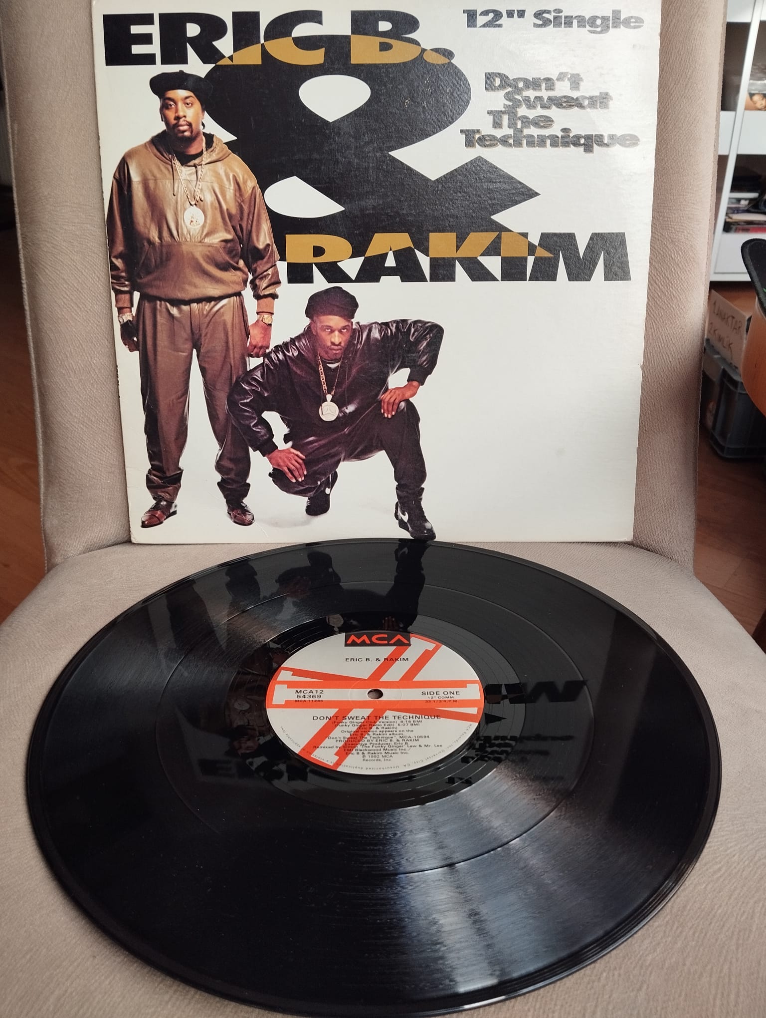 Eric B. & Rakim – Don’t Sweat The Technique - 1992 Amerika Basım Maxi 33 Lük Plak-2.el