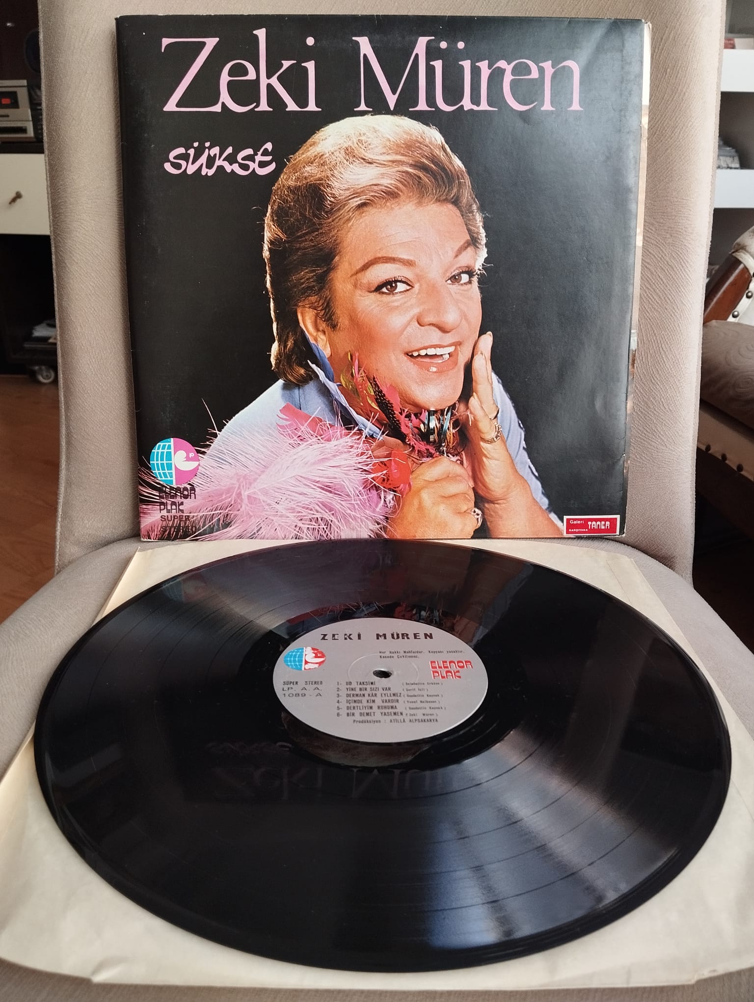 Zeki Müren – Sükse - 1978 Türkiye Basım LP Plak Albüm-2.el
