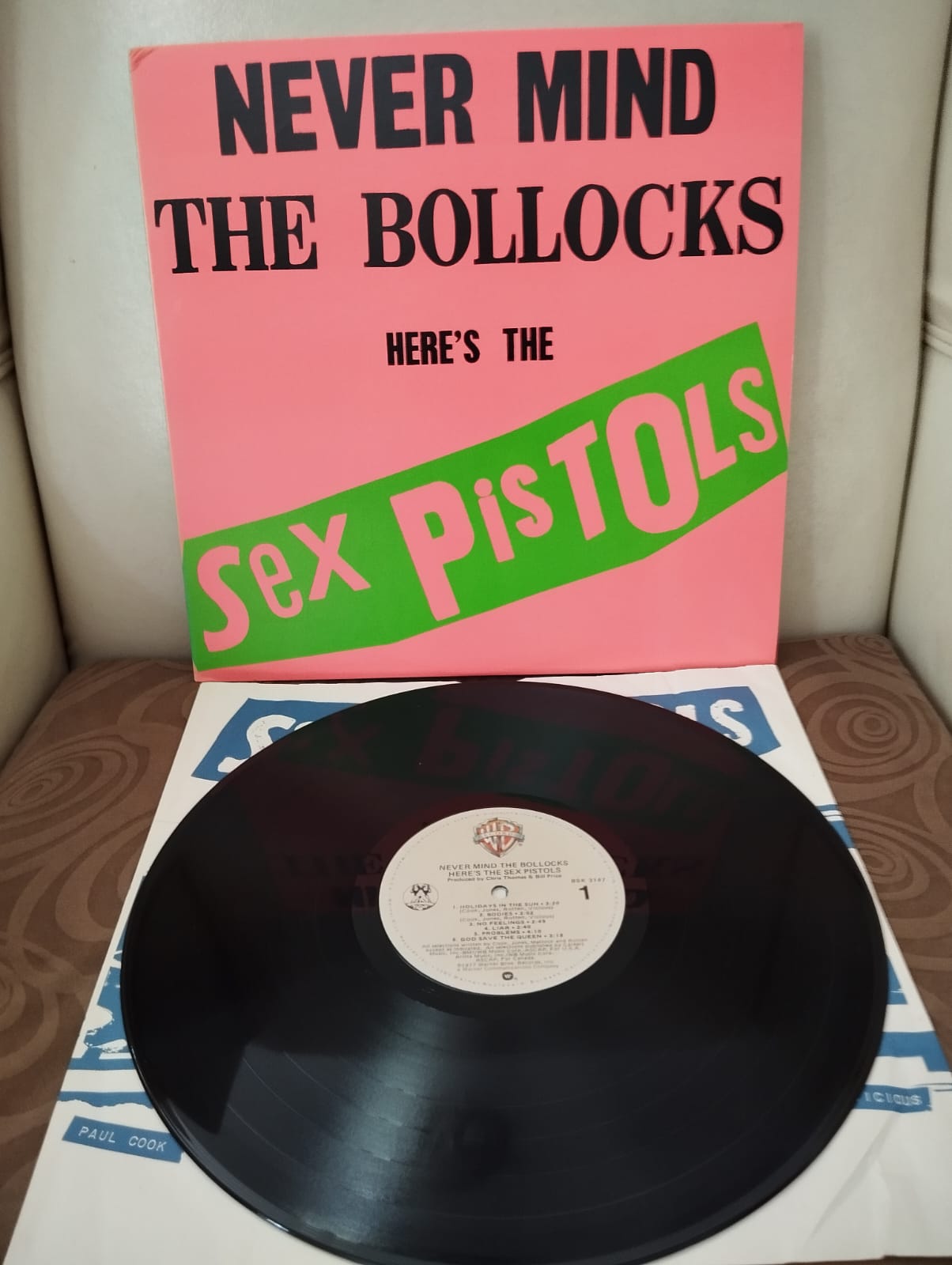Sex Pistols – Never Mind The Bollocks Here’s The Sex Pistols - 1977 Amerika Basım LP Plak Albüm-2.EL