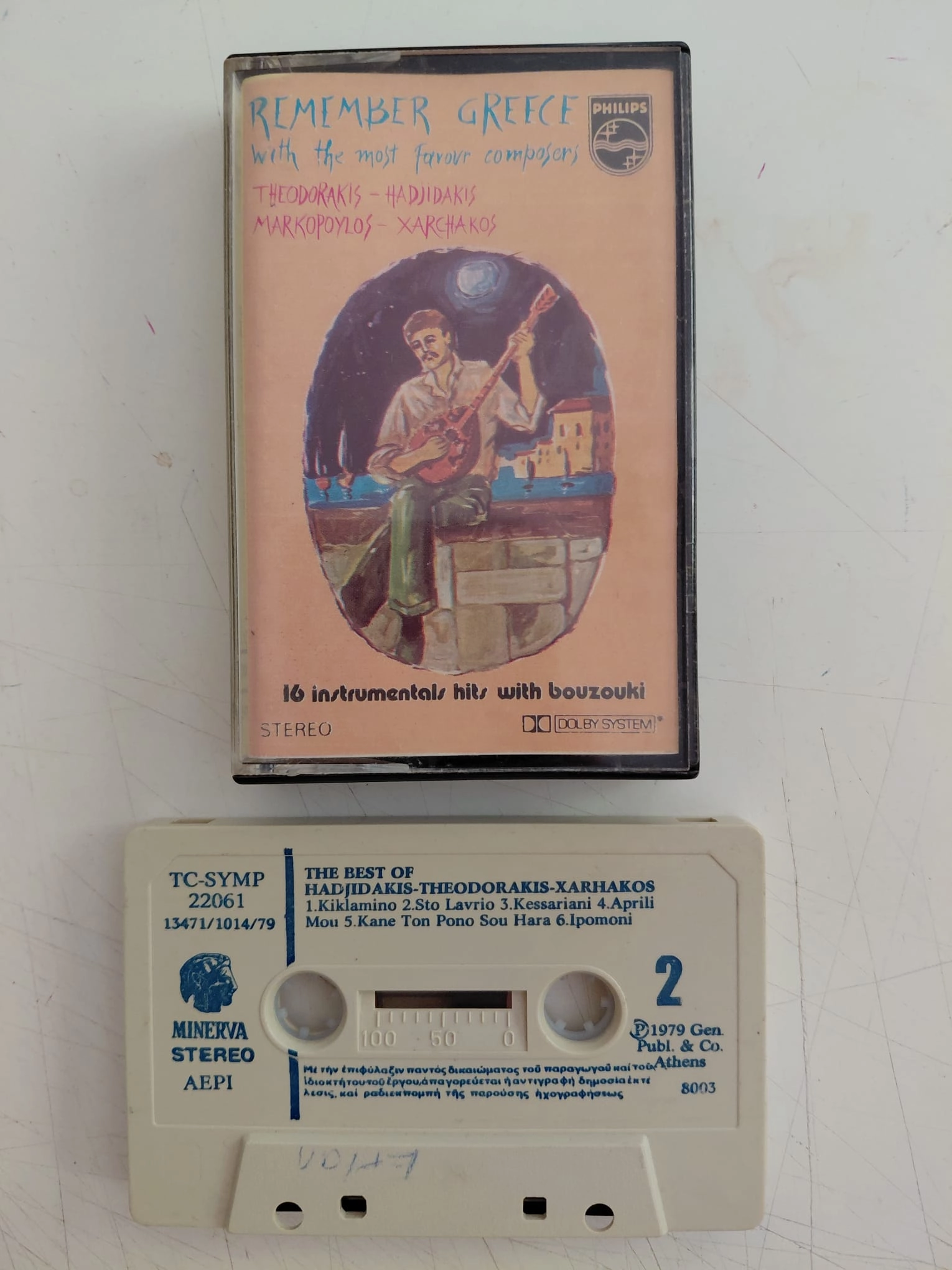 Remember Greece - Theodorakis/ Hadjidakis/ Xarhakos - Yunanistan Basım Kaset-2.el