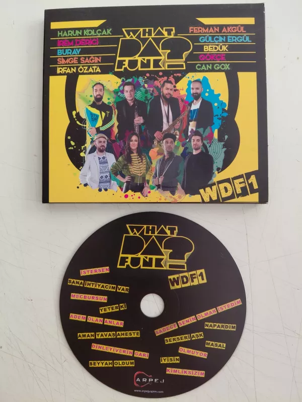 What Da Funk? – WDF1 - 2017 Türkiye Basım CD Albüm-2.el