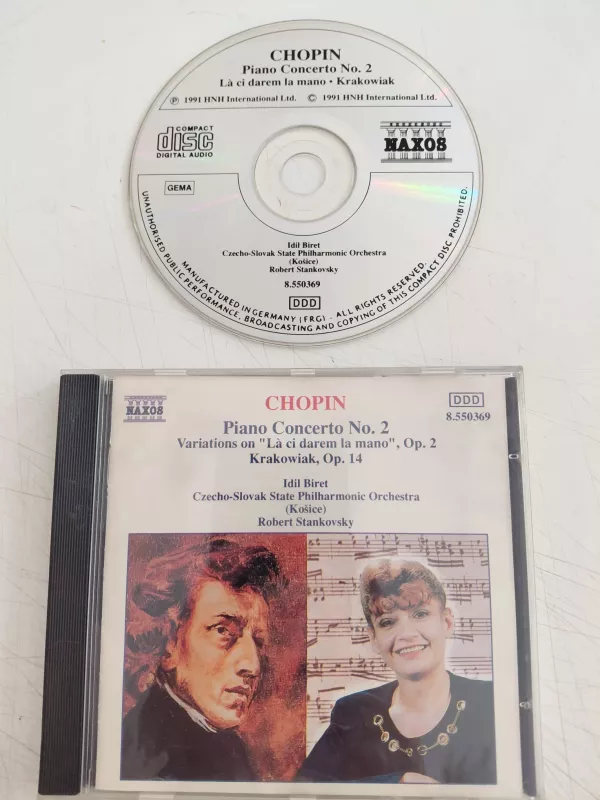Chopin/ Idil Biret – Piano Concerto No. 2 / Krakowiak, Op. 14 - Avrupa Basım CD Albüm-2.el