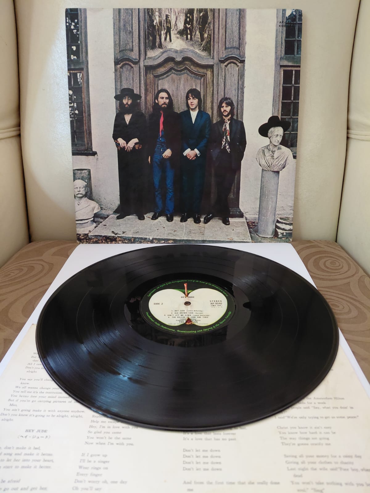 The Beatles – Hey Jude - 1970 Japonya Basım LP Plak-2.el
