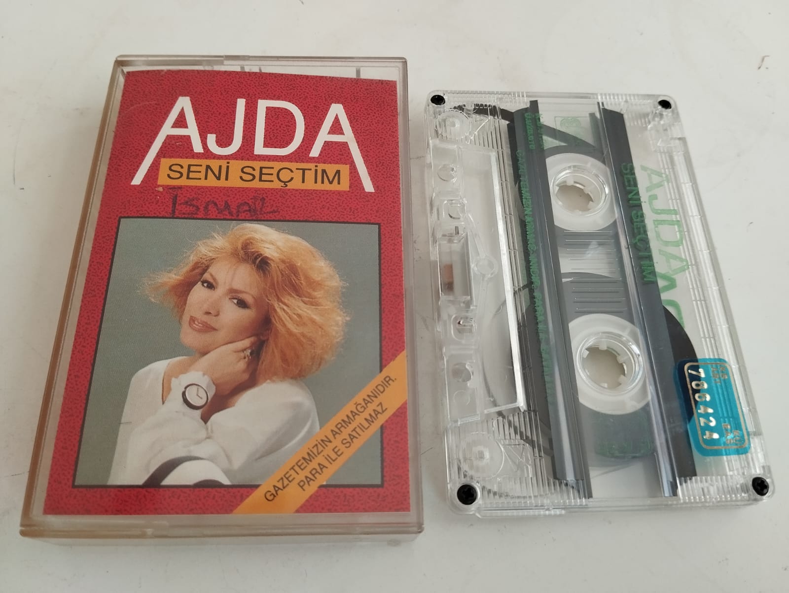 Ajda – Seni Seçtim – 1991 Türkiye Basım 2. El Kaset Albüm