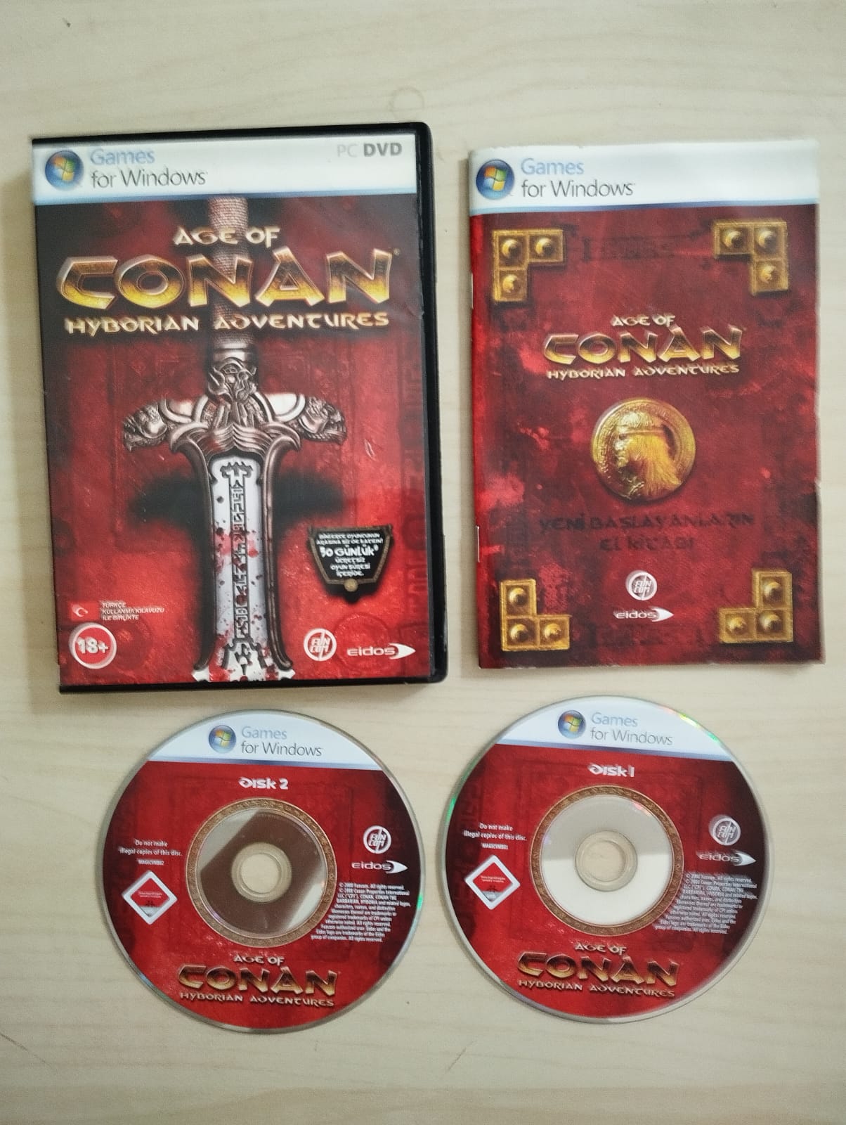 Age of Conan: Hyborian Adventures   -  PC 2xDVD Room Oyun-2.EL