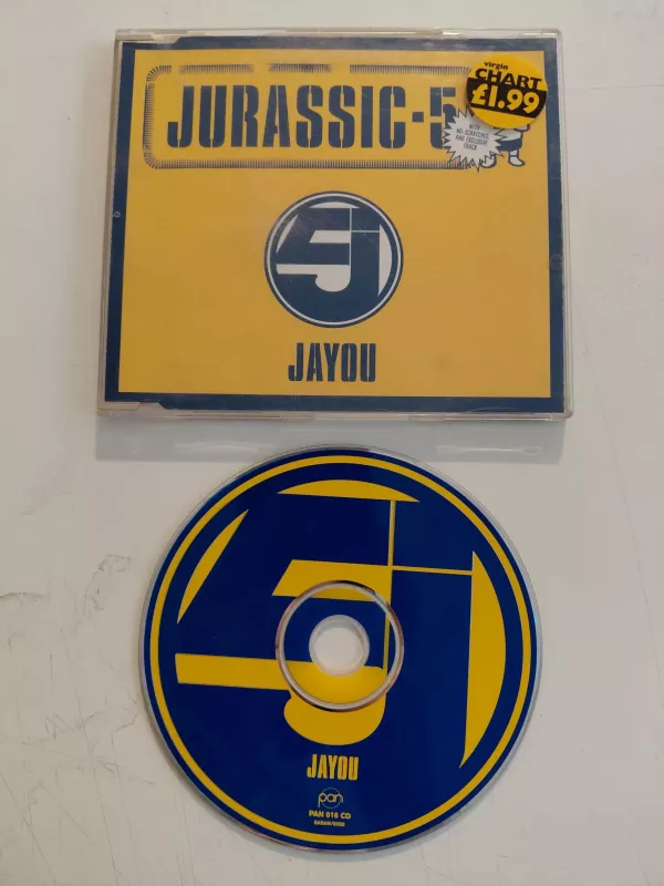 Jurassic 5 ‎– Jayou  - 1998  İngiltere Basım - CD, Single /Hip Hop