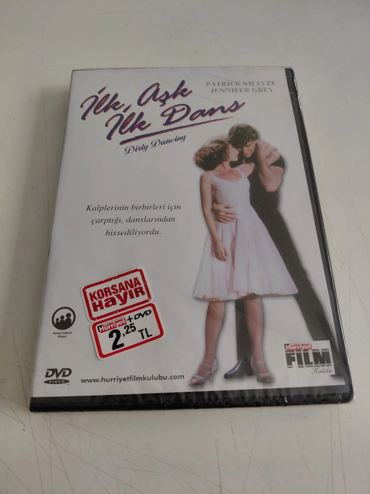 İlk Aşk İlk Dans / Dirty Dancing - Patrick Swayze -  DVD Film/Açılmamış Ambalajlı