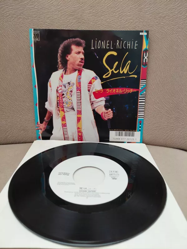 Lionel Richie  –  Se La  - 1987  Japonya  Basım 45’lik Plak /Promo-2.el