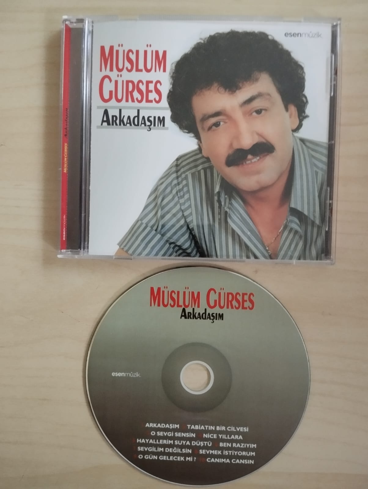 Müslüm Gürses –  Arkadaşım -  1999 Türkiye Basım - CD Albüm-2.el