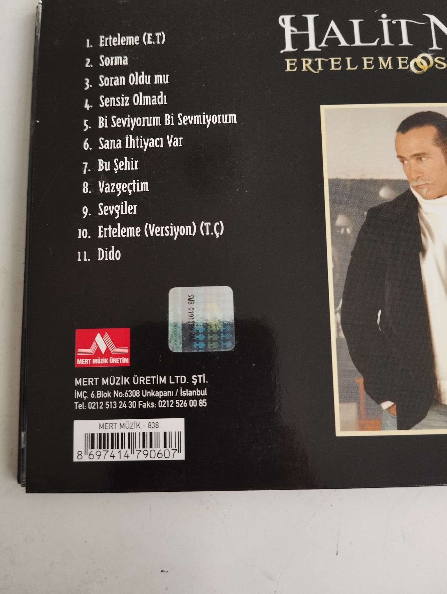 Halit Nart / Erteleme Sevgiler  –    Türkiye Basım  2. El CD  Albüm