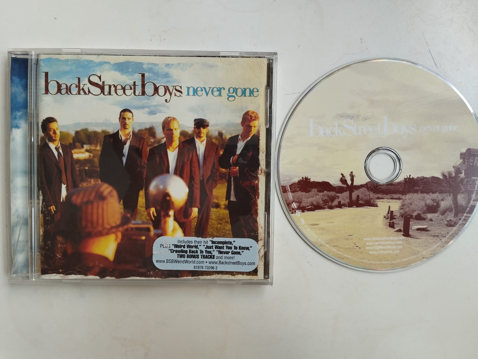 backStreetboys – Never Gone - 2005 Avrupa Basım - 2. El CD Albüm