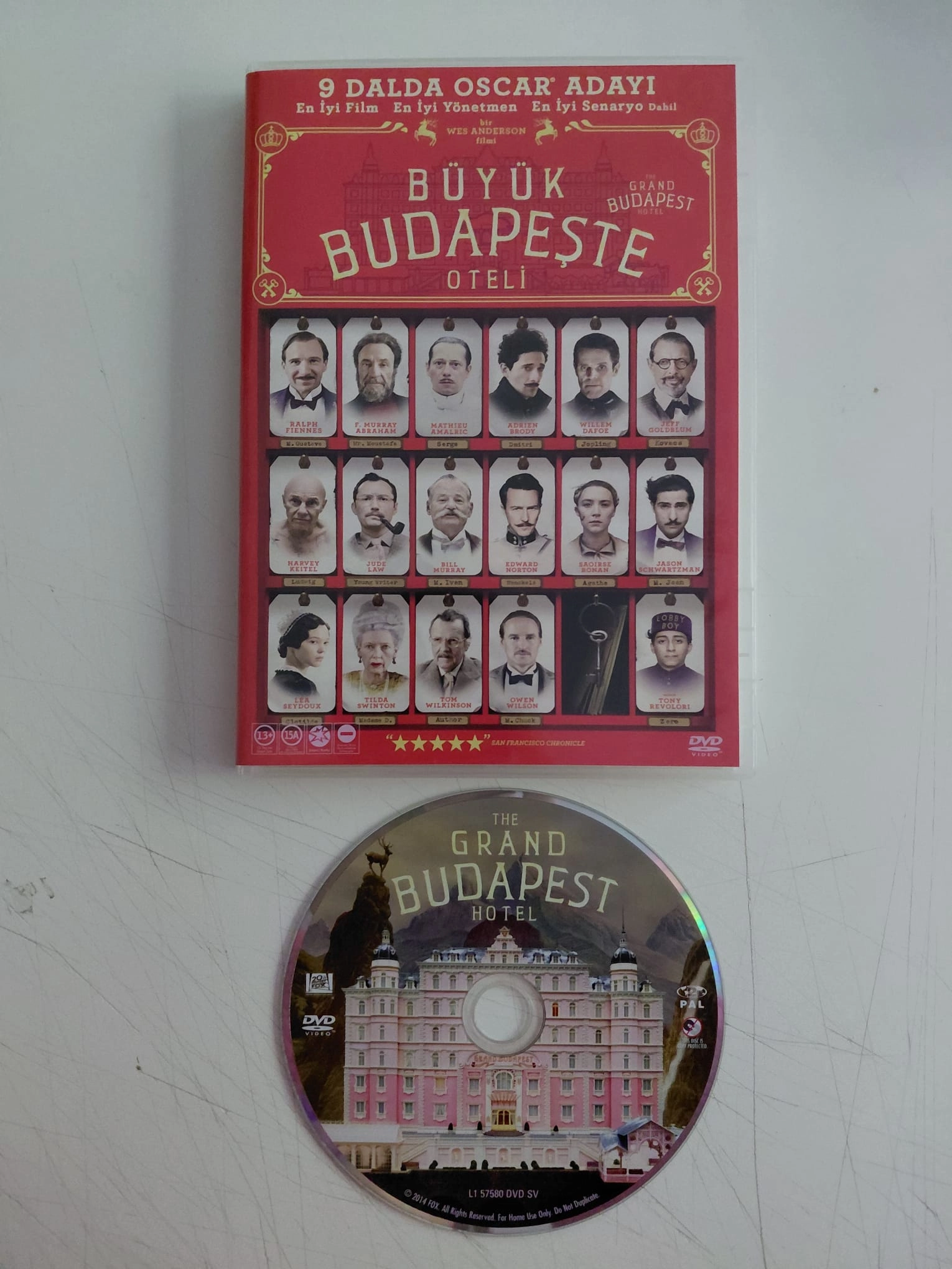 Büyük Budapeşte Oteli  (The Grand Budapest Hotel)   - DVD Film-2.el