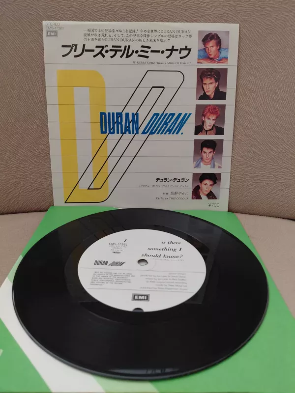 DURAN DURAN  ‎– Is There Something I Should Know  - 1983 Japonya Basım 45lik Plak-2.el
