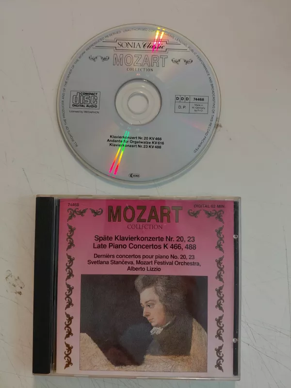Mozart Collection / Klavierkonzert Nr.20 KV 466 -  Almanya Basım  CD Albüm-2.el
