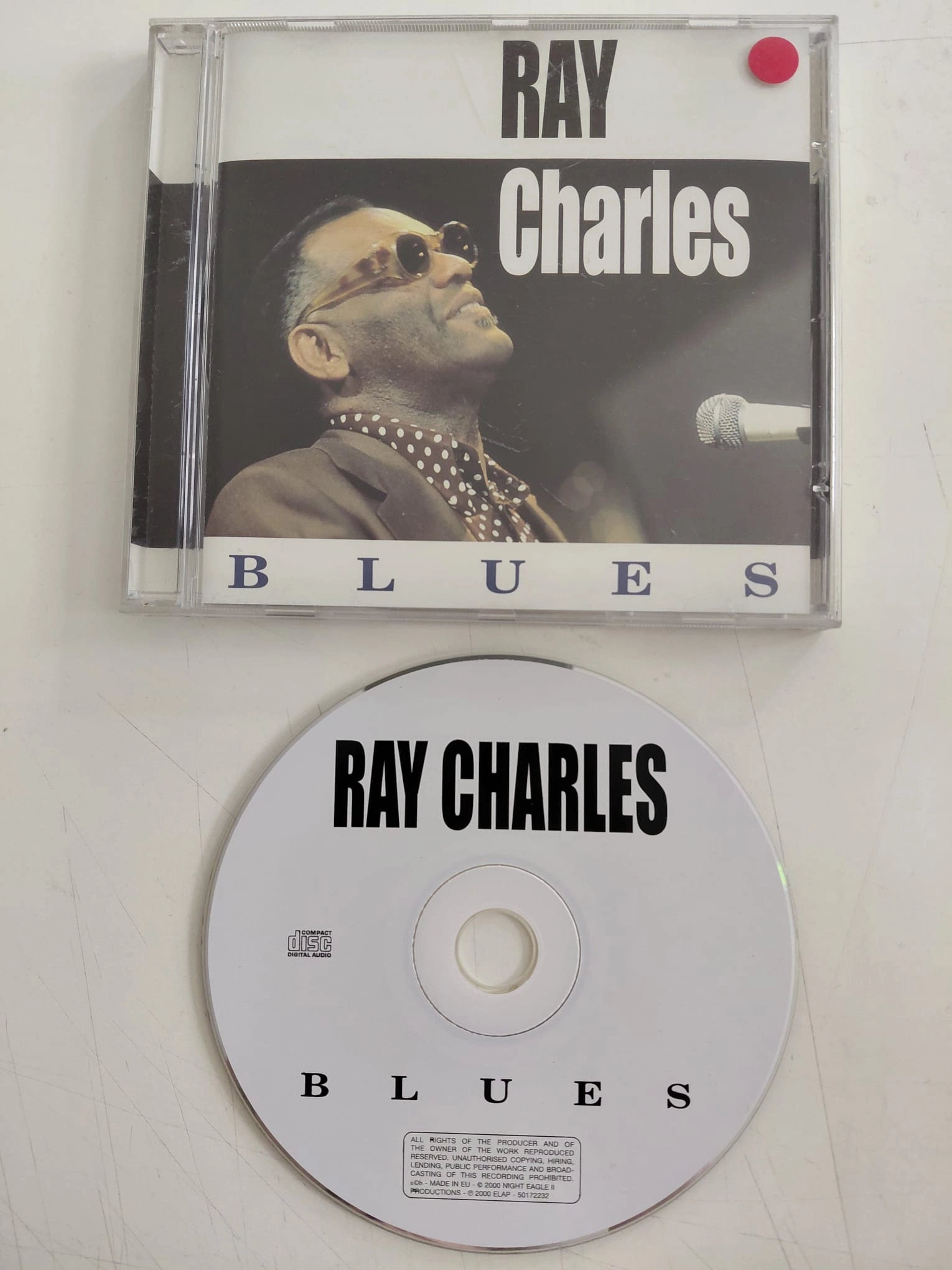Ray Charles  ‎– Blues  – 2000 İngiltere  Basım - CD Albüm-2.el