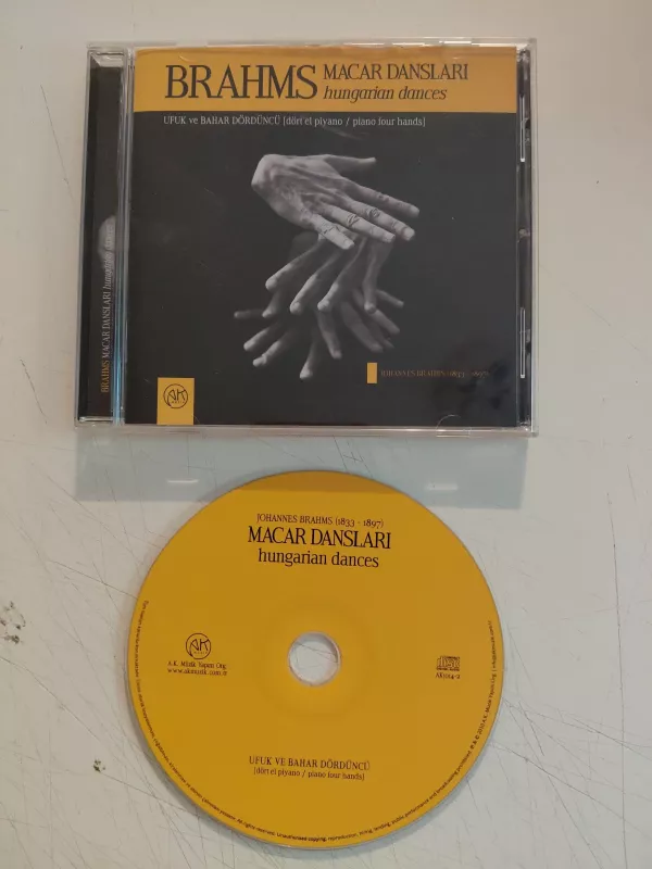 Bahar Dördüncü, Ufuk Dördüncü, Johannes Brahms – Brahms: Macar Dansları - CD Albüm-2.el