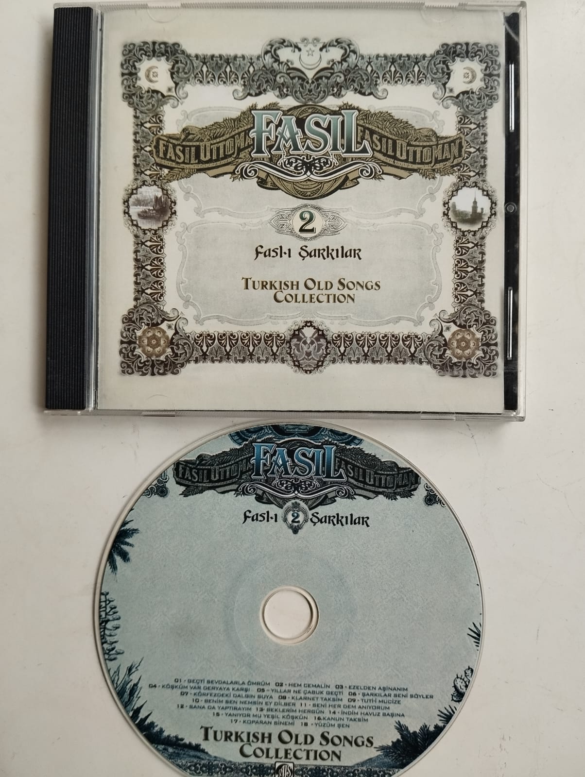 Fasıl 2 - Turkish Old Songs Collection - 2006 Avrupa Basım - 2. El CD Albüm