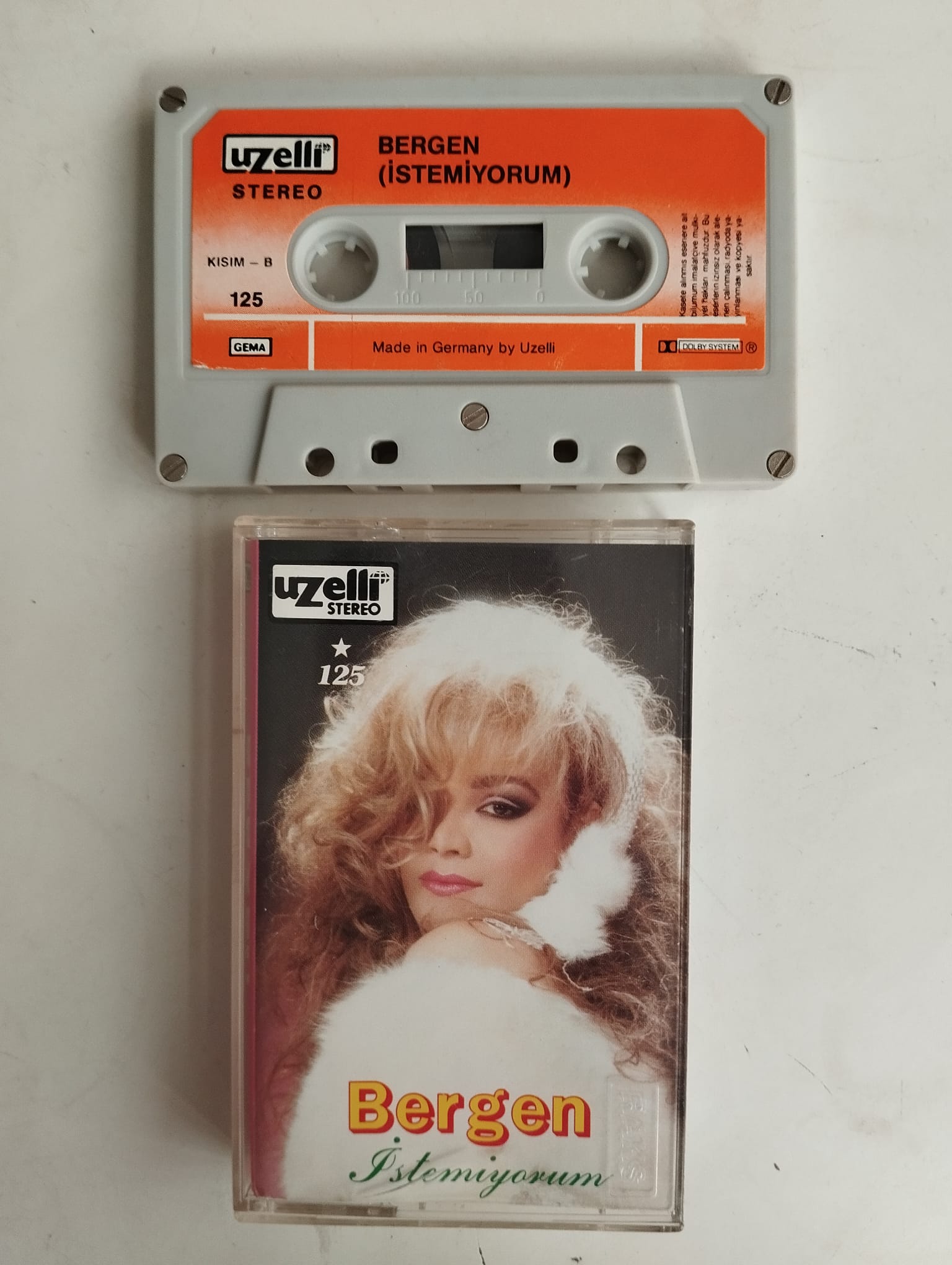 BERGEN – İstemiyorum - 1988 Almanya Basım Kaset/ UZELLİ -2.El