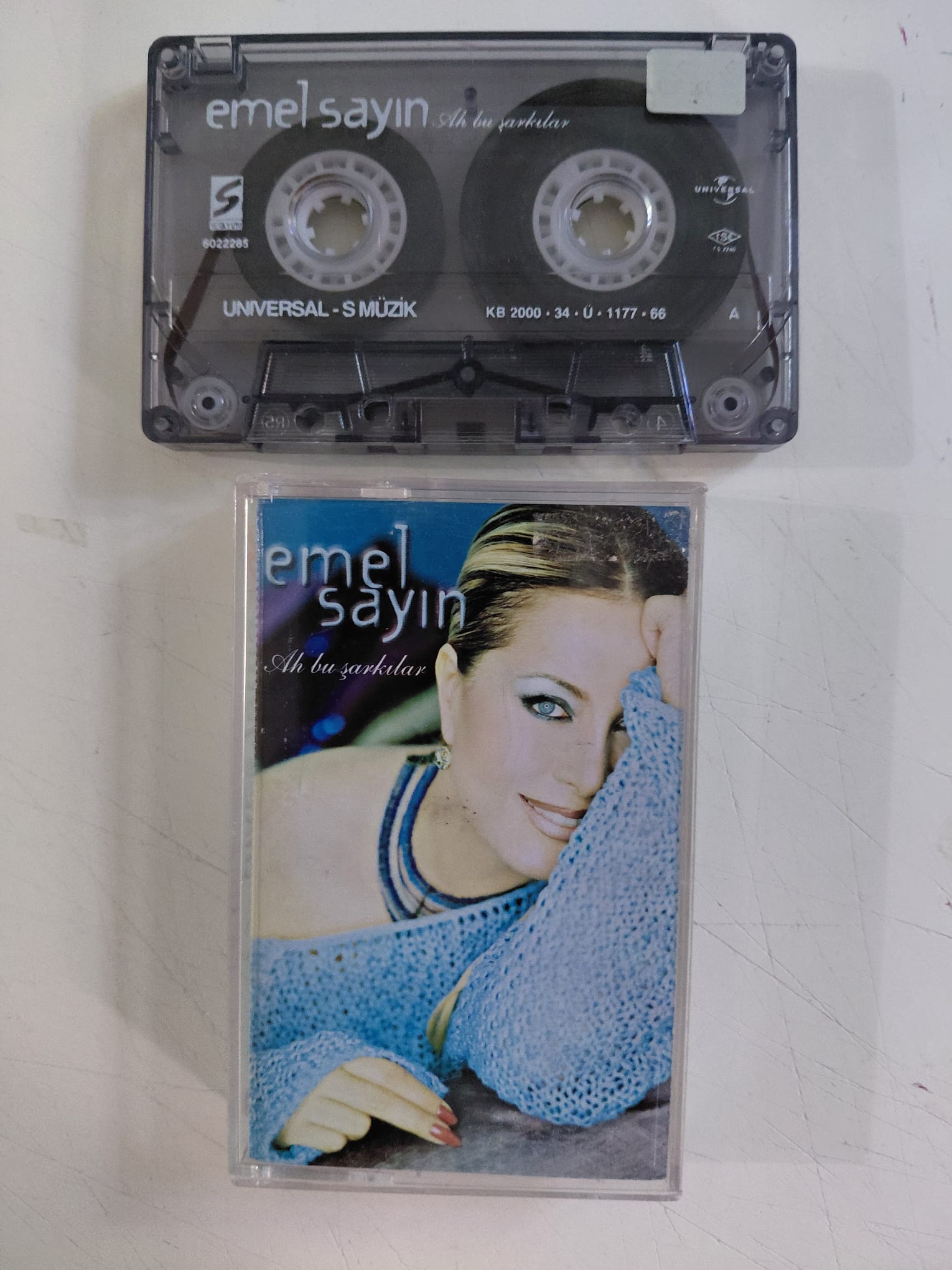 Emel Sayın – Ah Bu Şarkılar - 2000 Türkiye Basım Kaset-2.el