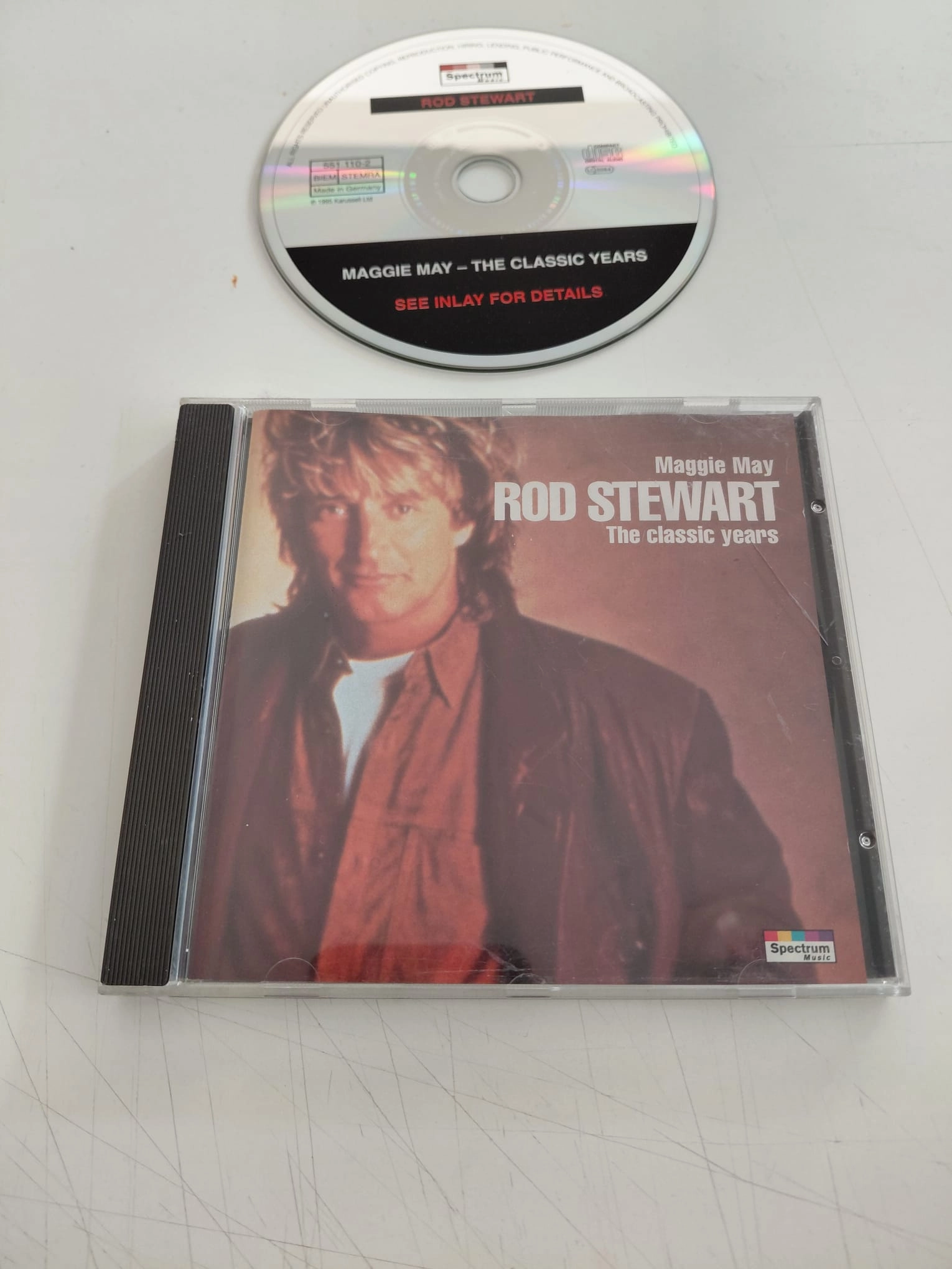 Rod Stewart – Maggie May - The Classic Years –  1995  Avrupa Basım - CD Albüm-2.el