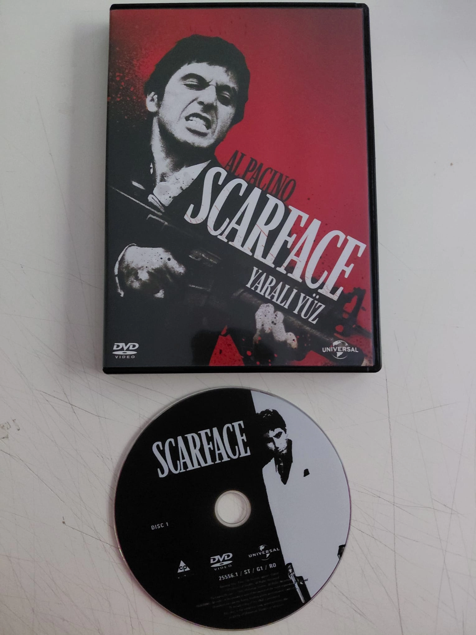 Scarface / Yaralı Yüz  -  Al Pacino  -  DVD Film-2.el