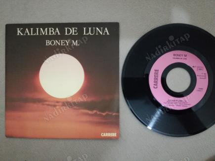 BONEY M - KALIMBA DE LUNA - 1984 FRANSA BASIM 45 LİK PLAK