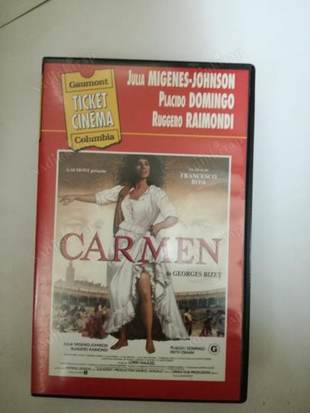 VHS VİDEO-CARMEN FRANSIZCA 1996 FRANSA BASIM 152 DAKİKA