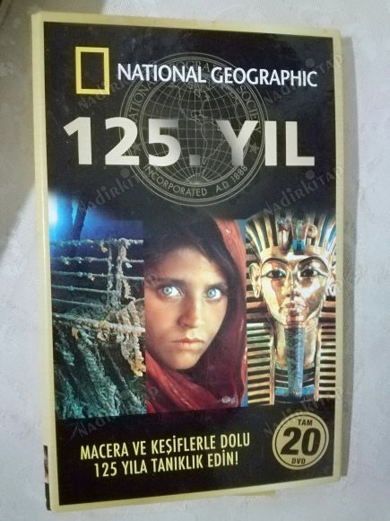 NATIONAL GEOGRAPHIC-125. YIL ÖZEL 20 DVD Lİ SET-20X50 DAKİKA TOPLAM 1000 DAKİKA