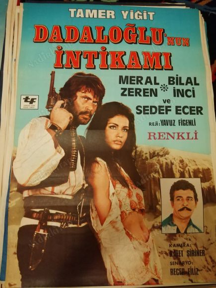 DADALOĞLU NUN İNTİKAMI-TAMER YİĞİT/MERAL ZEREN-FİLM AFİŞİ