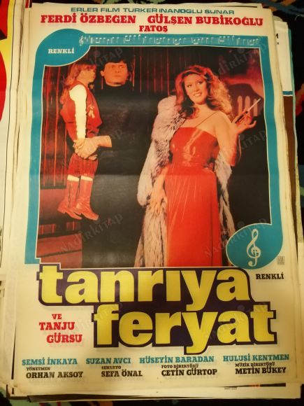 TANRIYA FERYAT-FERDİ ÖZBEĞEN/GÜLŞEN BUBİKOĞLU-FİLM AFİŞİ