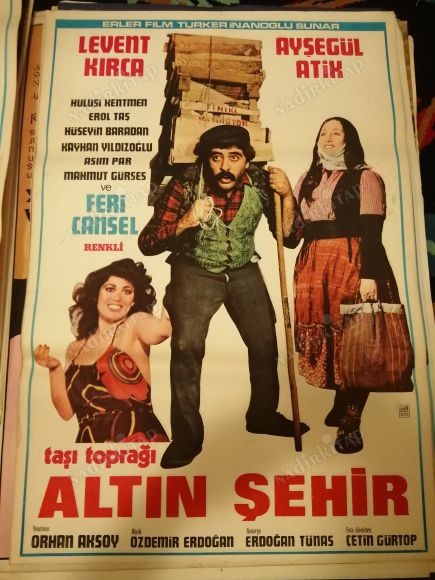 ALTIN ŞEHİR-LEVENT KIRCA/AYŞEGÜL ATİK-FİLM AFİŞİ